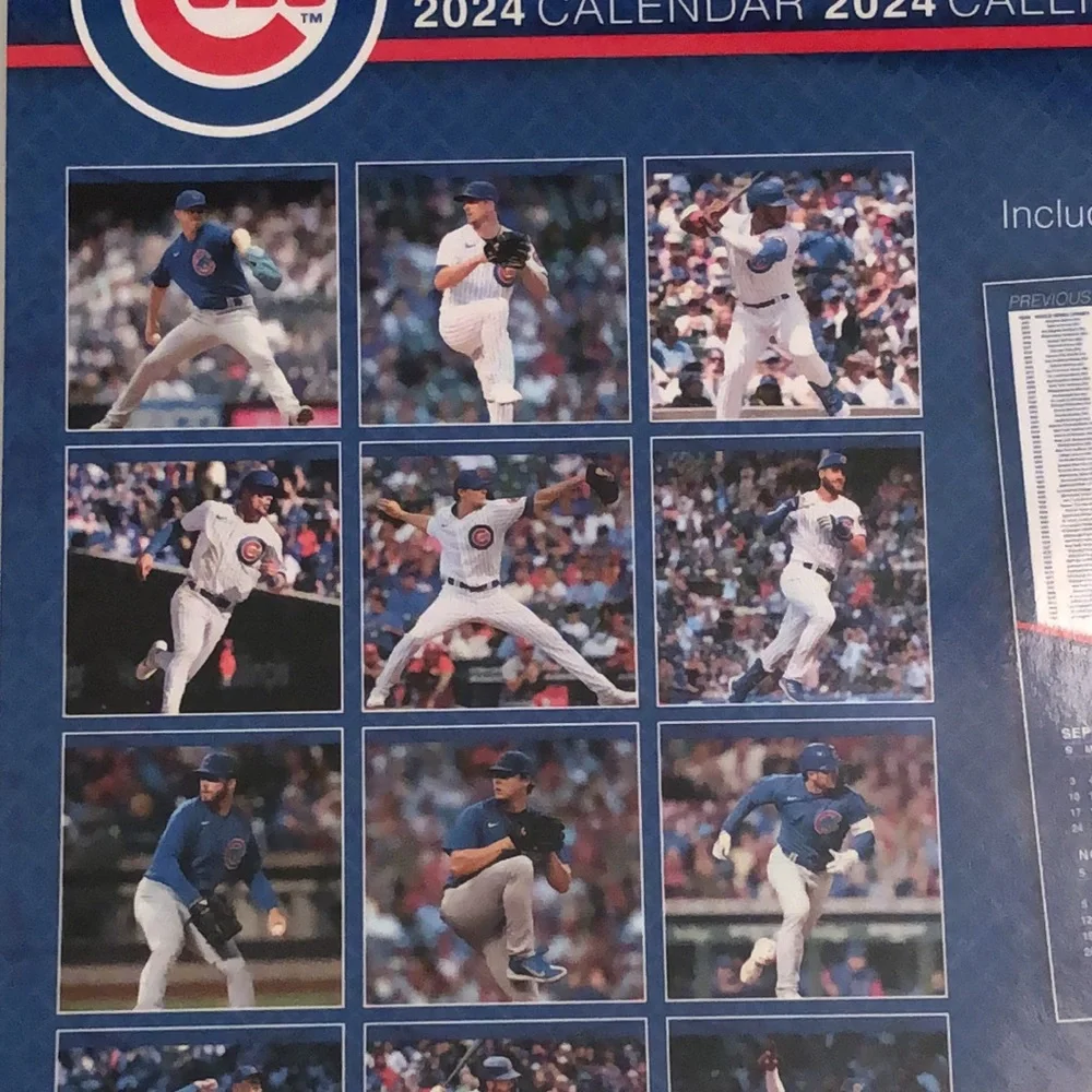 2024 Chicago Cubs Calendar
